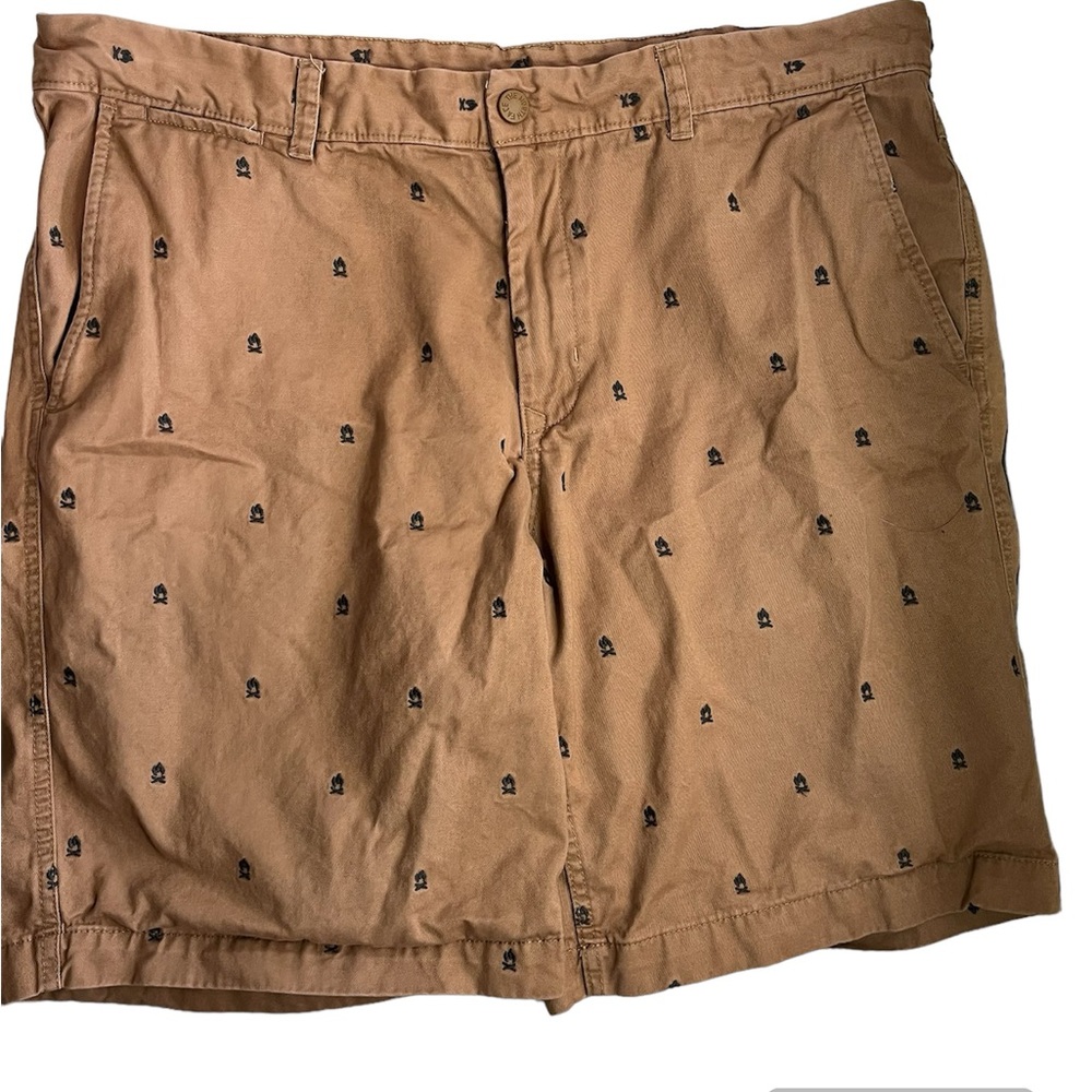 The North Face Bay Trail All Over Campfire Embroidered Chino Shorts Size 38